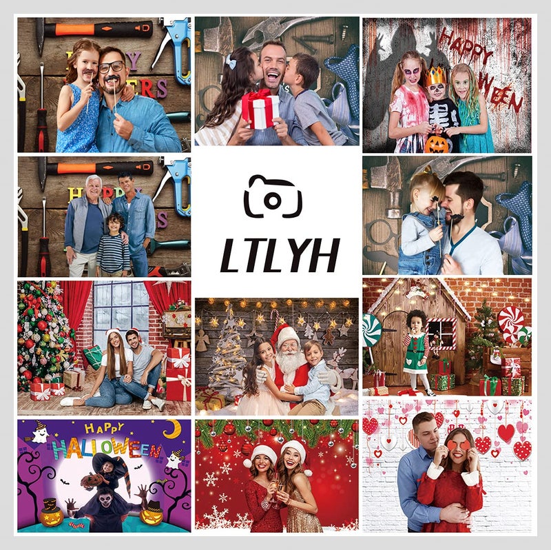 LTLYH 7x5ft Happy Father's Day Photography Backdrop Fathers Day Party Decoration Backdrop Best DAD Party Decor Father's Day Banner Backdrops for Photography 101 - Image 4
